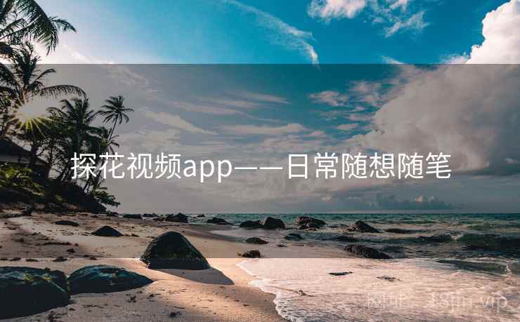 探花视频app——日常随想随笔